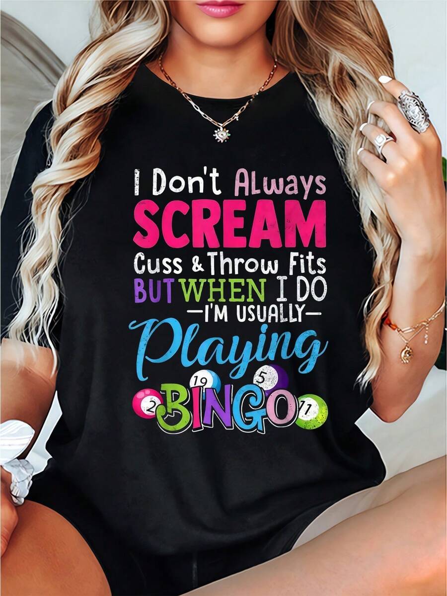 Women T-Shirts - Black - View 1