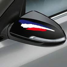 2 miếng dán kiểu Pháp, tự dán bằng vinyl, chống thấm nước, chống nắng, không để lại cặn, thích hợp để trang trí cửa sổ tam giác, cửa sổ bên hông, kính sau xe hơi, xe máy, xe tay ga, mũ bảo hiểm và xe đạp. - Nhãn dán Pháp - Xem 1