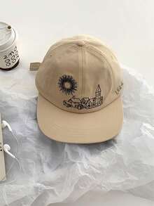 Mũ lưỡi trai chữ cái cổ điển, Mũ snapback đa năng bốn mùa dành cho sinh viên, Mũ lưới vành rộng thoáng khí, Mũ vành phẳng thêu chữ màu tương phản phong cách đường phố skater hippie chicks, Phù hợp với khuôn mặt nhỏ nhắn, Thích hợp cho lễ hội, du lịch. - Nhiều màu - Xem 15