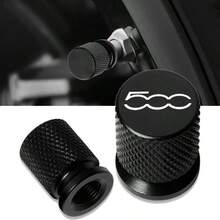 For Fiat 500 Car Accessories 5pcs Metal Mesh Valve Protection Components, Valve Caps, Offered Compatible - A - View 4