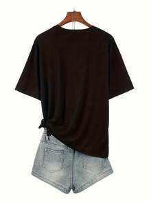 deyin Women T-Shirts - Black - View 2