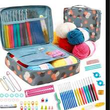 54pcs Multi-Color Crochet Set For Beginners, DIY Knitting Tools, Starter Knitting Tool Storage Kit, Suitable For Handmade Pet Sweater, Small Bag, Pendant Accessories, Random Color - Multicolor - View 8