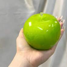 Slushie Green Apple Squishy - Moldable Non-Rebound Crunchy Fidget Toy| Perfect For Medium Grip Strength - 綠色 - 查看 2