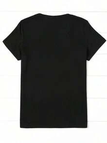 Camiseta Divertida para Latinos y Hispanos con Estampado RKMG - Negro - Ver 7