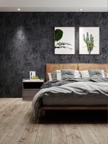 1 Roll Peel And Stick Wallpaper 40cm(15.7 Inch) Width Dark Gray Cement Texture Waterproof Oil-Proof Self Adhesive Cuttable Removable Industrial Style Wall Sticker For Wall & Furniture Renovation - Dark Gray Cement - View 8