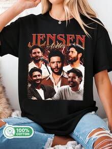 Jensen Ackles Graphic Tee, Fan Apparel, Deans Winchester T-Shirt - Black - View 1