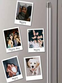 Personalized Fridge Magnets, Retro Photo Fridge Magnets, Customized Photo Fridge Magnets, Couple Fridge Magnets, My Valentine's Day Fridge Magnets, Boyfriend Valentine's Day Gift, Housewarming Gift - Multicolor - View 2