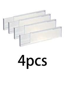 8 vách ngăn ngăn kéo điều chỉnh được, dụng cụ sắp xếp ngăn kéo bằng nhựa, vách ngăn mở rộng, thích hợp cho nhà bếp, phòng ngủ, bàn trang điểm, lưu trữ tùy chỉnh cho dụng cụ, mỹ phẩm, quần áo, lắp đặt dễ dàng không cần dụng cụ, thích hợp cho văn phòng tại nhà, xe RV và căn hộ. - Nhiều màu - Xem 15