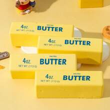 1pc Soft Slow Rebound Realistic Butter Stick Squeeze Toy, Popular Online PU Sticky Hand Stress Relief, Suitable For Adults And Teenagers - Multicolor - View 5