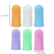 1 món đồ chơi silicon hình mèo | 1 bàn chải đánh răng cho thú cưng (dùng cho thú cưng ăn chậm) - Nhiều màu - Xem 8