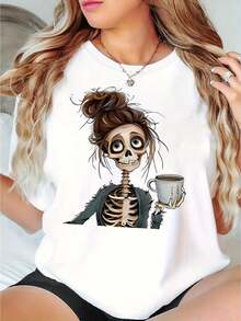 Women T-Shirts - White - View 1