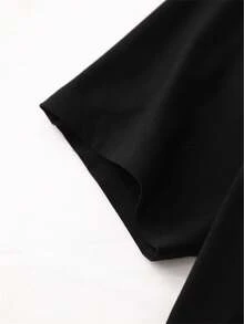 deyin Women T-Shirts - Black - View 5