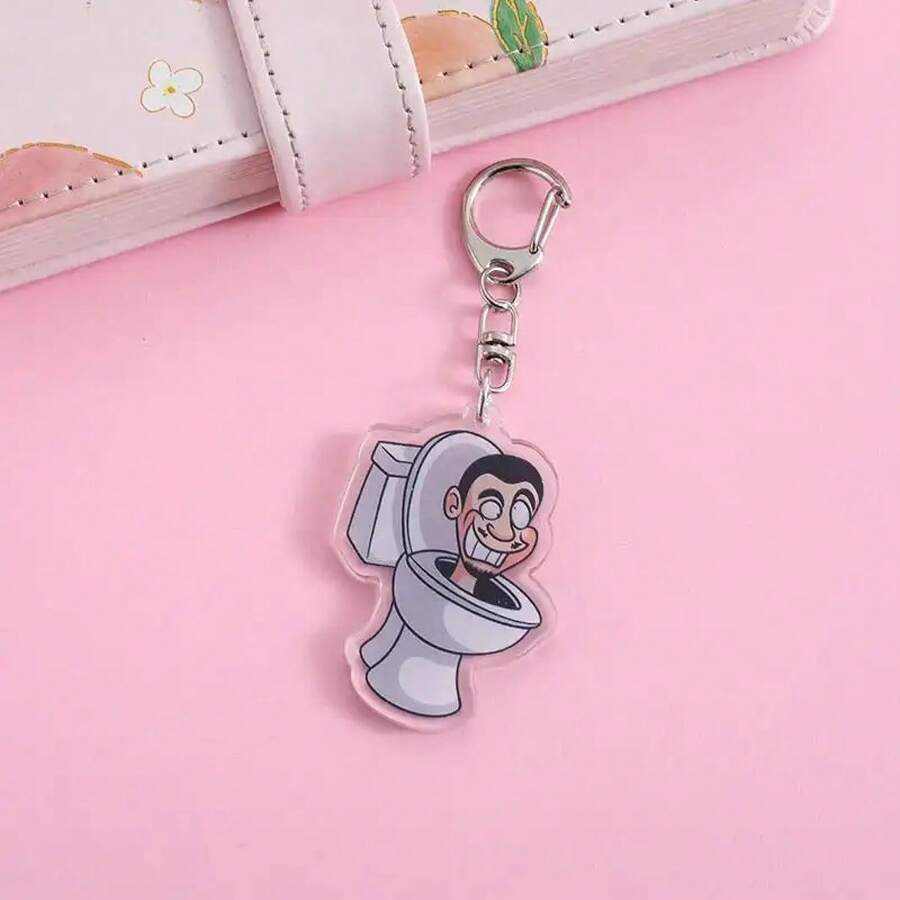 Anime Lilo And Stitch Pendant Keychains Holder Car Key Chain Key Ring Mobile Phone Bag Hanging Jewelry Gifts - 2 - 查看 1