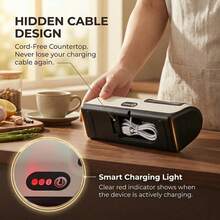 Cordless Electric Knife Sharpener - 2-Stage Precision (Fine+Ultra-Fine), USB Rechargeable, Fast Sharpening For Straight Knives & Scissors, Quiet & Stable Design, Universal 100-240V (Not For Ceramic/Serrated) - White - View 6