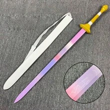 1件裝 新版 Rumi's Four Tiger 劍 Cosplay道具劍 塑料劍飾品 漸層粉紫色手柄 附鞘 Witch Hunters Rumi 長劍 Cosplay道具模型 完美生日禮物 適合漫畫展 Cosplay 拍照 - 彩色 - 查看 4