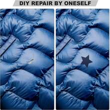8pcs 3.54in X 4.72in Self-Adhesive Nylon Repair Patches, Pre-Cut Waterproof Repair Patches Suitable For Down Jackets, Coats, Clothing, Tents, Sleeping Bags - A - View 2