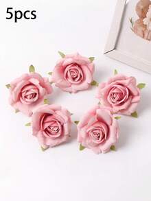 5/10 bông hoa hồng giả mùa xuân/hè 2.7 inch, hoa hồng satin, thích hợp làm phông nền đám cưới, đạo cụ chụp ảnh, hoa cài cổ tay cô dâu, có thể dùng làm trang trí đám cưới, sắp xếp sự kiện, tiệc sinh nhật, điểm nhấn hoa tinh tế, trang trí nhà cửa, vật trang trí lý tưởng cho kỷ niệm và lễ tốt nghiệp, phù hợp cho mọi mùa. - Nhiều màu - Xem 13