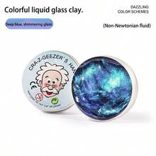 1件 2026新款 紓壓玩具 非牛頓流體黏土 透明彩色史萊姆 泡泡膠 水晶彈力泥 生日禮物 聖誕禮物 萬聖節禮物 完美禮物 - 彩色 - 查看 10