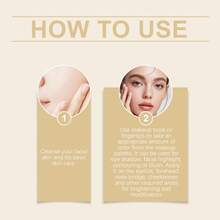 Paleta de Maquillaje Multifuncional Dorada: Sombra de Ojos, Contorneado, Rubor, Iluminador, Iluminador para Debajo de los Ojos, Paleta de Maquillaje Todo en Uno. - 1 - Ver 7