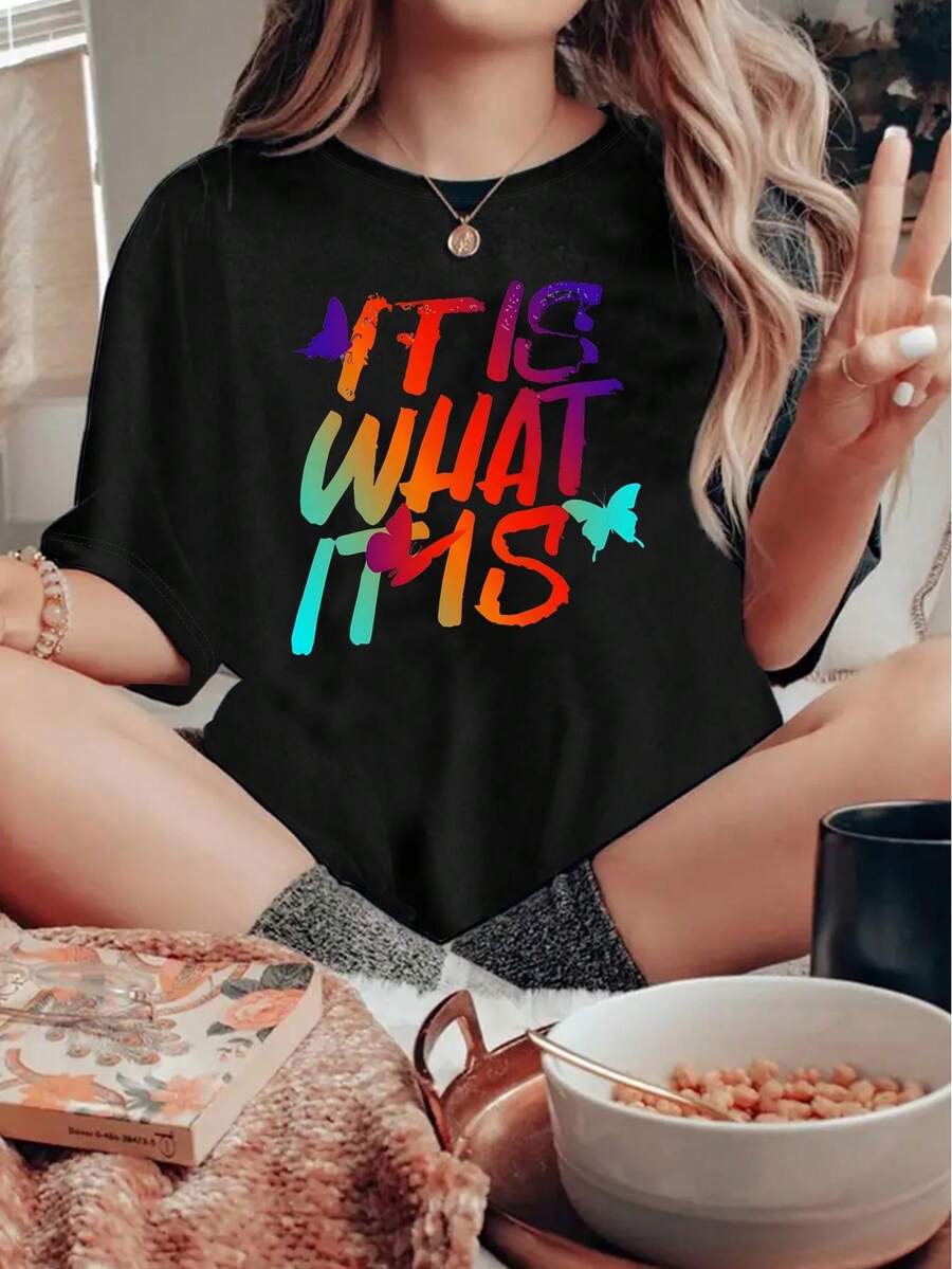 Women T-Shirts - Black - View 1