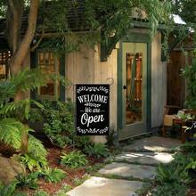 2D Flat, 2D Flat 12x18 Inch Garden With Welcome Open Text Pattern, Outdoor Yard Holiday Yard And House Decoration, Farmhouse Style Yard And Home Decor, All-Season Garden Decoration To Enhance Festive Atmosphere - Only, 2D Flat - garden flag - 查看 7