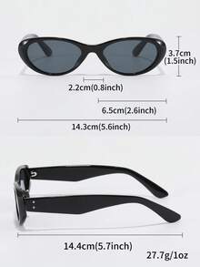 1 Pair Women's Cat Eye Minimalist Versatile Street Style High Quality Fashion , Suitable For Outdoor, Beach, Vacation - Multicolor - View 8