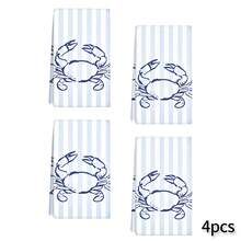 2pcs/Set Nautical Striped Towel Set - Decorative Towels, Super Absorbent Microfiber, Machine Washable, Suitable For Holiday Decor, Cooking, Baking, Housewarming Gifts And Cleaning, Fit For Kitchen, Bathroom, Toilet - Multicolor - View 12