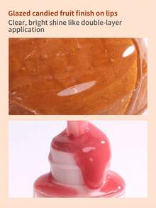 Rom&Nd 1入 3.5g Juicy Lip Tint 01 Pomelo Peel，保濕不乾澀長效橘色唇釉，適合日常工作約會，清透玻璃唇妝唇部化妝品 - 這果汁唇釉 01 柚子皮 - 查看 5