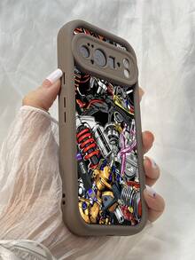 Basic Phone Cases - สีกากี - ดู 3