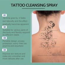 Tattoo Remover Spray For Men & Women, Tattoo Cleansing Spray Painless Remove Ink, 100% Natural Plant Formula Gentle And Effective, Skin-Friendly Suitable For All Skin Types - 1 - View 7