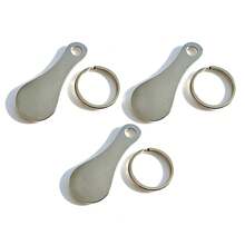5/3pcs Metal Shopping Cart Token Keychain | Rust-Resistant Supermarket Trolley Coin Alternative Tool | Portable Coin Keyring For Other Supermarket Free Coin Shopping Scenarios - Multicolor - View 8