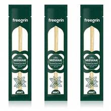 全新薄荷味 FREEGRIN 天然牙刷棒，极致清新，源自正宗阿拉伯植物，促进牙龈健康，强健牙齿，清新口气。牙刷棒 - 綠色 - 查看 6
