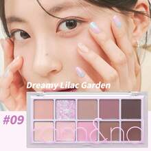 Rom&Nd 1盒 7.5g Better Than Palette #09 Lilac Garden 眼影盤，柔霧紫色啞光色調，優雅韓系日常上班妝容 - 新09 紫丁香棉花園 - 查看 6