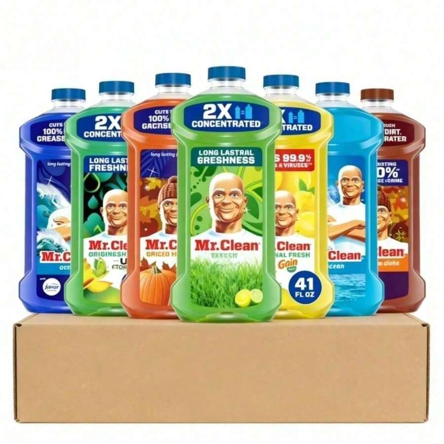 Spring/Summer Special Offers!2X Concentrated All Purpose Cleaner, Unstopables Fresh Scent, Powerful Dirt Grease Grime Removal, Multi-Surface Household Cleaning Solution - 1 - Xem 1