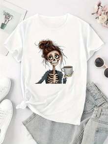 Women T-Shirts - White - View 2