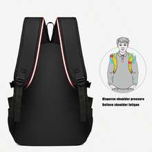 1 Football Printed Backpack - Lightweight Backpack With Adjustable Shoulder Straps, Zipper Closure, Large Capacity Main Compartment, Suitable For Travel And Daily Use - Perfect Holiday Gift, Essential For Travel, Fun Design, Sturdy Shoulder Straps - one-size - View 9