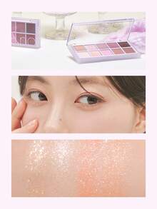 Rom&Nd 1盒 7.5g Better Than Palette #09 Lilac Garden 眼影盤，柔霧紫色啞光色調，優雅韓系日常上班妝容 - 新09 紫丁香棉花園 - 查看 2