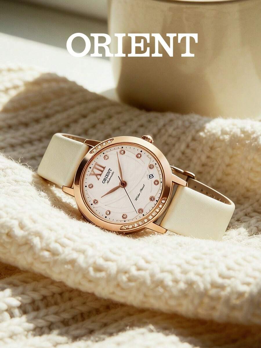 Reloj de mujer Orient, elegante y de moda, reloj mecánico FER2H003W0 - Blanco - Ver 1