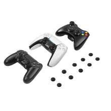 12 Stücke Gaming Joystick Kappen, verschleißfeste Controller Joystick Abdeckungen, Joystick Kappen Set, Controller Ersatz Kappen, Ersatz Analogstick Kappen, geeignet für 5/P4/P5/Xbox360 Controller Griffe, entwickelt für beschädigte Griff Reparatur - Übersicht 5