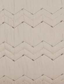 200 Thread Count Double-Sided Bedspread Set (Double/Queen/King/Single) Embroidered 3-Piece Luxury Decor - 卡其色 - 查看 7
