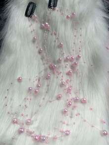 2pcs Ponytail Hair Clips, Long Hair Combs With Tassel Hair Accessories - Multicolor - View 5