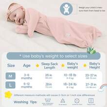 1pc Shark Fin Shaped Baby Sleeping Bag, Soft And Comfortable, With Two-Way Zipper, Suitable As Newborn Gift - Baby Pink - View 5