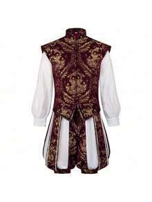 Men Cosplay Clothing - Red - View 1