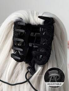Extensiones de cabello sintético resistente al calor con diseño de pinza, de 10 pulgadas de largo y ondulado, de colores variados, adecuado para fiestas y uso diario de mujeres - Blanco - Ver 8