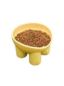 Tilted Cat Food Bowl With Neck Support, Anti-Spill Pet Bowl, Elevated Cat Feeder - 500ml - View 7
