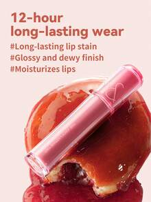 Rom&Nd 1入 3.5g Juicy Lip Tint 09 Sugar Peach，甜粉色調適合所有膚色，像墊子般柔軟不黏膩的唇彩，適合野餐與週末約會，柔滑果凍感唇妝化妝品 - 這果汁唇釉09 滿糖蜜桃 - 查看 3