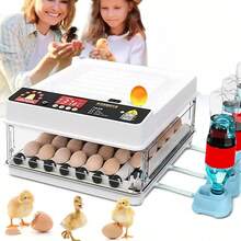 AGEDBAFCH 64 Egg Incubator Dual-Electric Multifunctional Design - 美規A型插(110-127V) - 查看 2