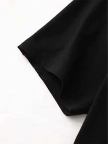 deyin Women T-Shirts - Black - View 5