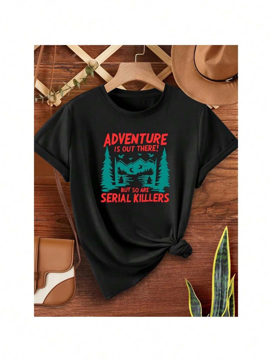 Women T-Shirts - Black - View 1