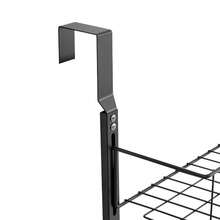 Over The Door Pantry Organizer 9-Tier Heavy-Duty Steel Hanging Spice Rack Adjustable Wall Seasoning Shelves For Kitchen Laundry Room Bathroom Black - 9 - View 3
